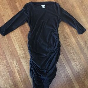 Motherhood maternity black dress